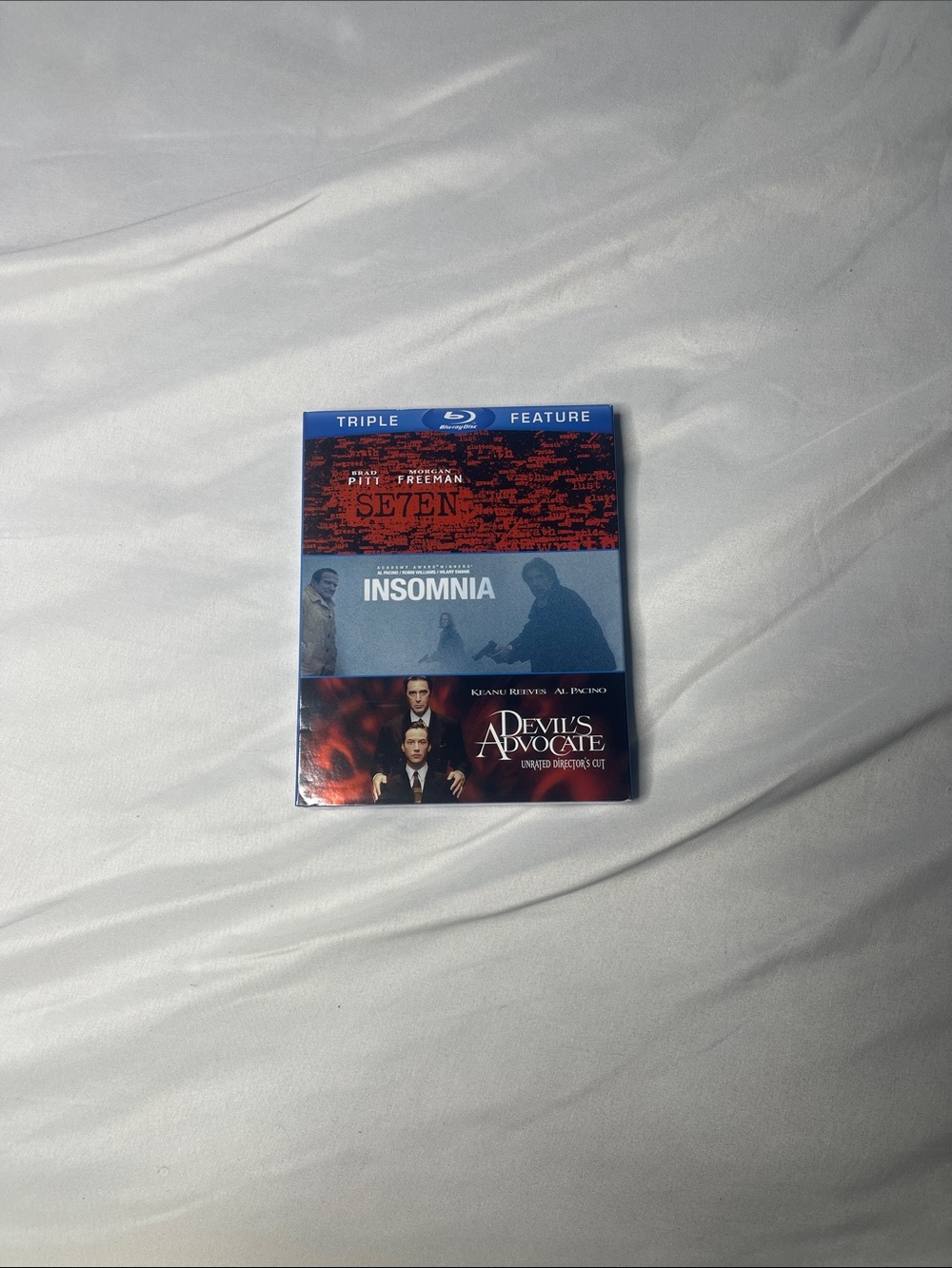 Seven,insomnia, devils advocate 3 in 1